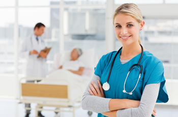 picture of a nurse with arms crossed